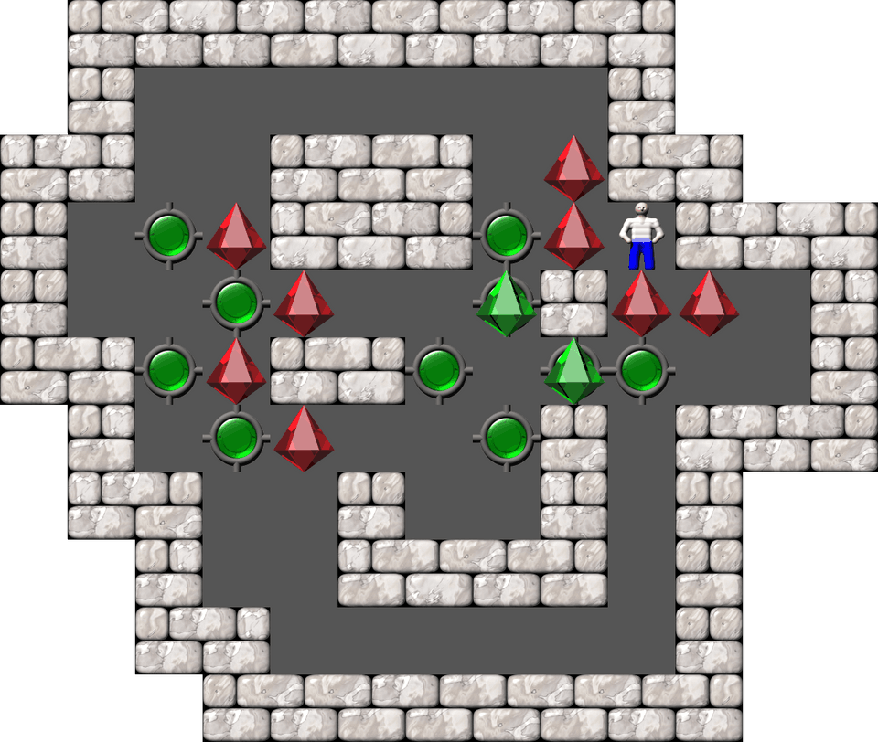 Sokoban Quagmire 3 level 6